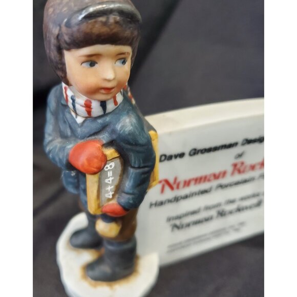 Dave Grossman Design Collection of Norman Rockwell figurines DEALER DISPLAY SIGN - Picture 3 of 8
